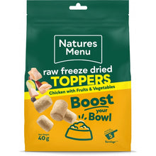 Load image into Gallery viewer, Natures Menu Freeze Dried Topper Chicken