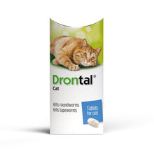 Load image into Gallery viewer, Drontal Wormer Tablets for Small & Medium Cats - Under 4kg - All Pack Sizes