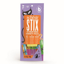 Load image into Gallery viewer, Schesir Stix Adult Cat Snacks 6x15g 12 Pack