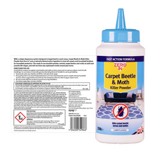 Load image into Gallery viewer, Zero In Carpet Beetle & Moth Killer Powder 250g