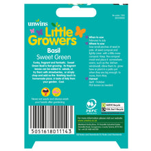 Load image into Gallery viewer, Little Growers Basil Sweet