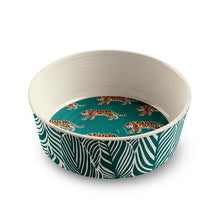 Load image into Gallery viewer, Tarhong Safari Pet Bowl Tiger Medium 6.7Inch x 2.3Inch