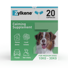 Load image into Gallery viewer, Zylkene Calming Supplement for Dogs 10-30kg