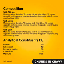 Load image into Gallery viewer, Pedigree Adult Wet Dog Food Tins Mixed in Gravy 400g x12