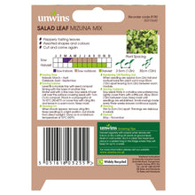 Load image into Gallery viewer, Salad Leaf Mizuna Mix