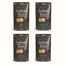 Load image into Gallery viewer, Schesir After Dark Velvet Mousse Adult Cat Food 80g x 12 Pack