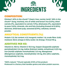 Load image into Gallery viewer, James Wellbeloved Adult Dog Food Lamb & Chicken In Gravy Pouches 90g