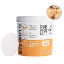 Load image into Gallery viewer, Our Dogs Life Single-Use Pre-Soaked Aloe Vera Wipes