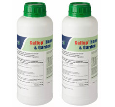 Load image into Gallery viewer, Gallup Home & Garden Glyphosate Weedkiller, Twin Pack (2 x 1 Litre bottles) of Super Strength Gallup Home & Garden Glyphosate Weedkiller, Gallup weed killer, 1L + Free 30ml Measuring cup