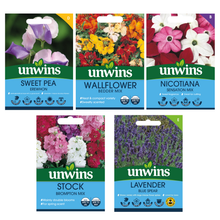 Load image into Gallery viewer, Unwins Fragrant Blooms for Bouquets Seed Bundle