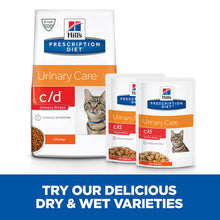 Load image into Gallery viewer, Hill's Prescription Diet c/d Multicare Stress Urinary Care Dry Cat Food with Chicken 8kg Bag