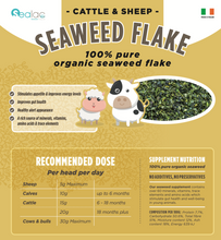 Load image into Gallery viewer, Sealac 20kg Organic Atlantic Seaweed Flake, Super Concentrated, Rich in over 60 Minerals and Vitamins, Supports Animal Health, Performance and Fertility