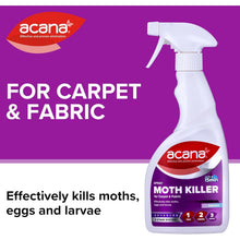 Load image into Gallery viewer, Acana Carpet & Fabric Moth Killer & Freshener Spray Fresh Linen 500ml