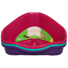 Load image into Gallery viewer, Harrisons Small Animal Corner Litter Tray 49cm