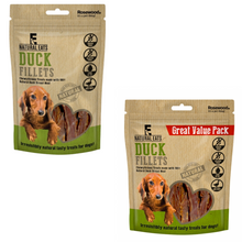 Load image into Gallery viewer, Natural Eats Duck Fillets For Dogs - Various Sizes