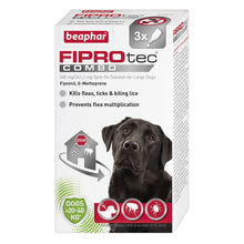 Load image into Gallery viewer, Beaphar FIPROtec Combo Spot On - Large Dogs 3 Pack
