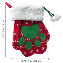 Load image into Gallery viewer, KONG Holiday Stocking Paw Large