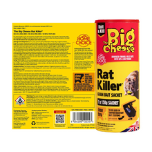 Load image into Gallery viewer, The Big Cheese Rat Killer Grain Bait Sachet 150g