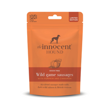 Load image into Gallery viewer, Innocent Hound Air Dried Wild Game Sausages with Pumpkin and Cinnamon