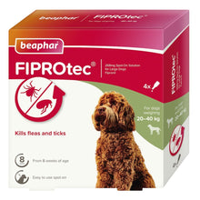 Load image into Gallery viewer, Beaphar FIPROtec® Flea & Tick Spot-on for Dogs