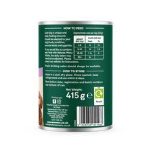Load image into Gallery viewer, Natures Menu Turkey and Vegetable Hearty Stew Can 415g x 12