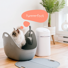 Load image into Gallery viewer, Litter Genie Cat Litter Box Grey with Scoop and Box Hood