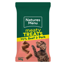 Load image into Gallery viewer, Natures Menu Real Meaty Dog Treats 100g