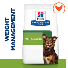 Load image into Gallery viewer, Hill's Prescription Diet Metabolic Dog Food Dry with Chicken 12kg