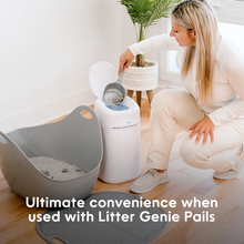 Load image into Gallery viewer, Litter Genie Cat Litter Box Grey with Scoop and Box Hood