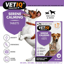 Load image into Gallery viewer, VETIQ Serene Calming 30 Tablets