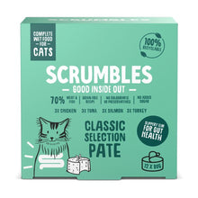 Load image into Gallery viewer, Scrumbles Wet Cat Pate Chicken/Tuna/Salmon/Turkey 80g