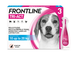 Load image into Gallery viewer, FRONTLINE Tri-Act Flea & Tick Treatment for Dogs