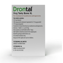 Load image into Gallery viewer, Drontal Tasty Bone XL Wormer Tablets, Convenient for Large Dogs (Over 20kg), All Pack Sizes