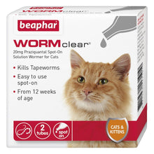 Load image into Gallery viewer, Beaphar Wormclear Worming Tablets & Spot On Treatment for Cats & Dogs
