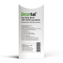 Load image into Gallery viewer, Drontal Tasty Bone Wormer Tablets for Small & Medium Dogs - 2 to 20kg All Pack Sizes