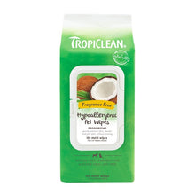 Load image into Gallery viewer, Tropiclean Hypoallergenic Wipes 100s