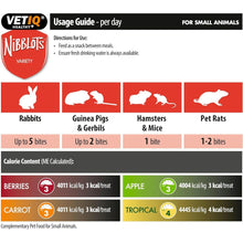 Load image into Gallery viewer, VETIQ Nibblots For Small Animals Apple 30G, Multipack