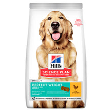 Load image into Gallery viewer, Hill's Science Plan Adult Perfect Weight Large Breed Dry Dog Food Chicken Flavour 12kg