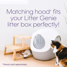 Load image into Gallery viewer, Litter Genie Cat Litter Box Grey with Scoop and Box Hood