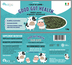 Load image into Gallery viewer, Sealac Healthy Good Gut Bio 1.5 Kg - 100% Organic Seaweed Milk Replacement Additive to Support Gut Microbiome Health & Reduce Digestive Upset