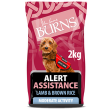 Load image into Gallery viewer, Burns Natural Dog Food Alert Assistance Lamb & Brown Rice 2kg