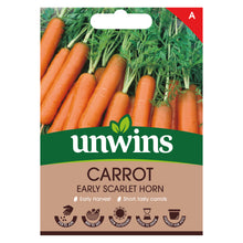Load image into Gallery viewer, Carrot Early Scarlet Horn