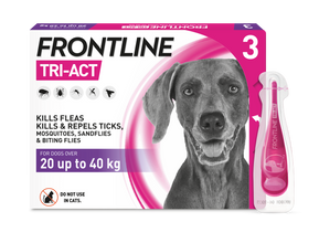 Load image into Gallery viewer, FRONTLINE Tri-Act Flea & Tick Treatment for Dogs