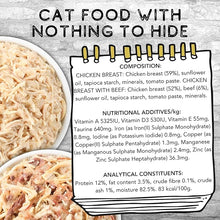 Load image into Gallery viewer, COOKHOUSE 100% Natural & Complete Luxury Wet Cat Food-36 x 70g-Jelly supports healthy digestion