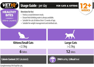 Load image into Gallery viewer, VETIQ Healthy Bites Serene Calming 65G, Multipack