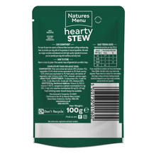 Load image into Gallery viewer, Natures Menu Hearty Stew Pouches With Chicken For Adult Dogs 8 x 100g