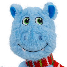 Load image into Gallery viewer, KONG Holiday Knots Belly Hippo Blue Medium/Large