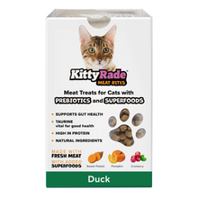 Load image into Gallery viewer, KittyRade Meat Bites Treats With Prebiotics & Superfoods For Cats 100g