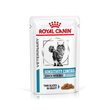 Load image into Gallery viewer, Royal Canin Cat Food Veterinary Health Feline Sensitivity Control Duck Wet & Dry