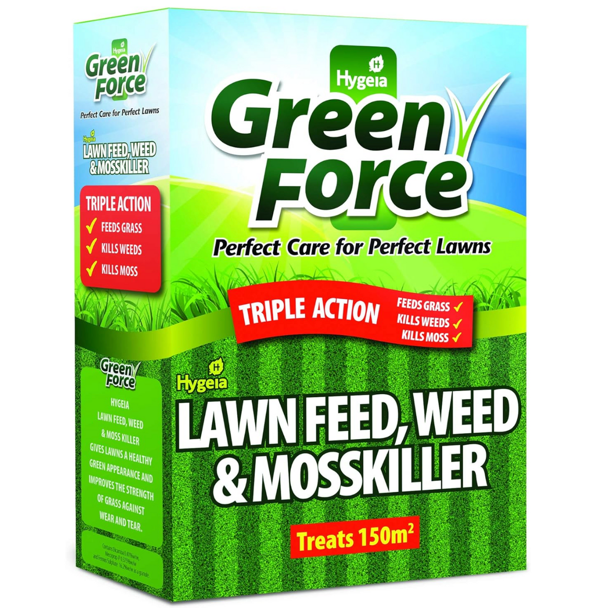 Green Force 4in1 Lawn Feed Weed & Moss Killer Direct4Pet Free Delivery